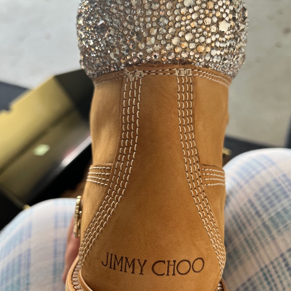Jimmy Choo Timberland boots size 8.5